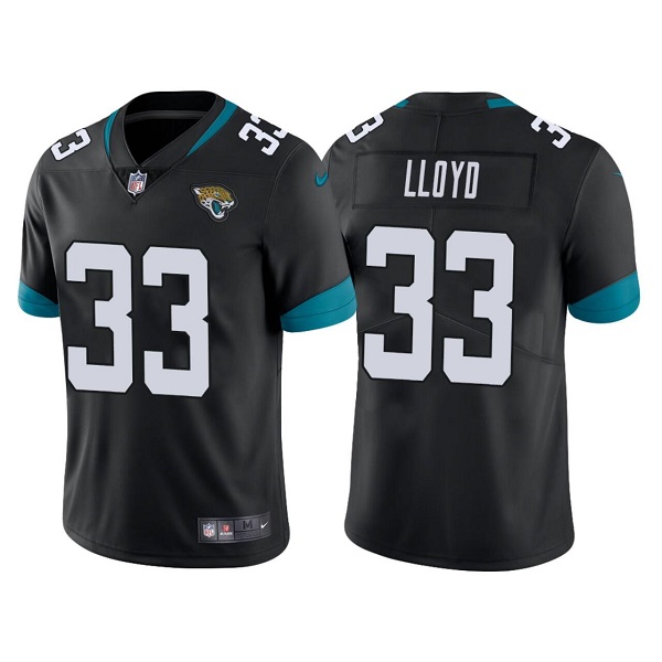 Men's Jacksonville Jaguars #33 Devin Lloyd Black Vapor Untouchable Limited Stitched Jersey